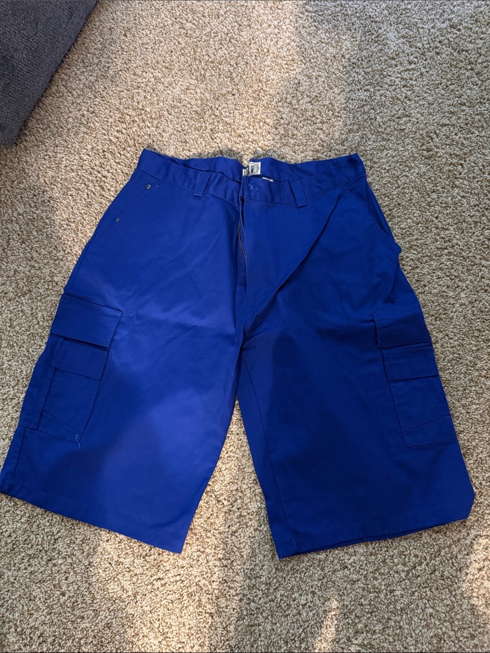 Men's Royal Blue Cargo Shorts
